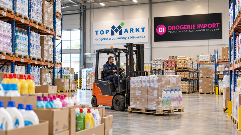 Velkoobchodní nabídka Topmarkt a Drogerie Import s produkty G&G, WaschKönig, Kuschelweich, Persil, Softlan, Weißer Riese, Schogetten a Dalli